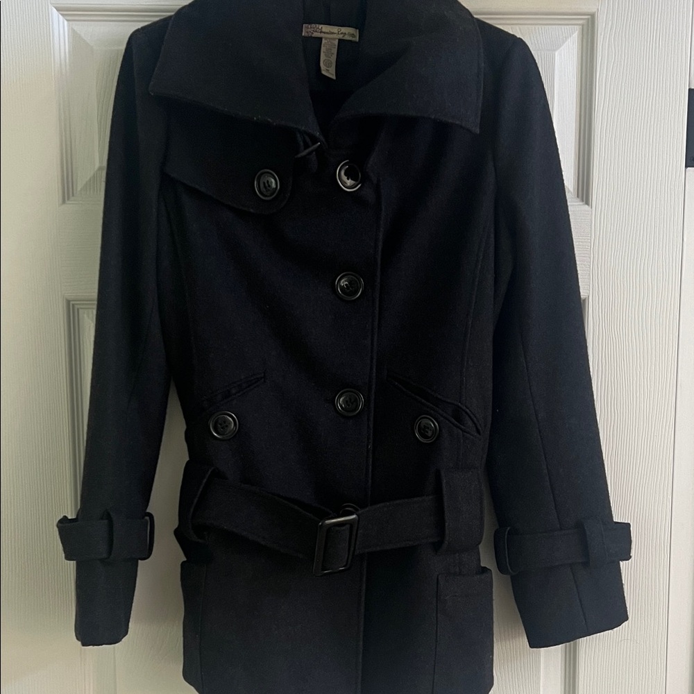 Women's Dark Gray/Almost Black Pea Coat